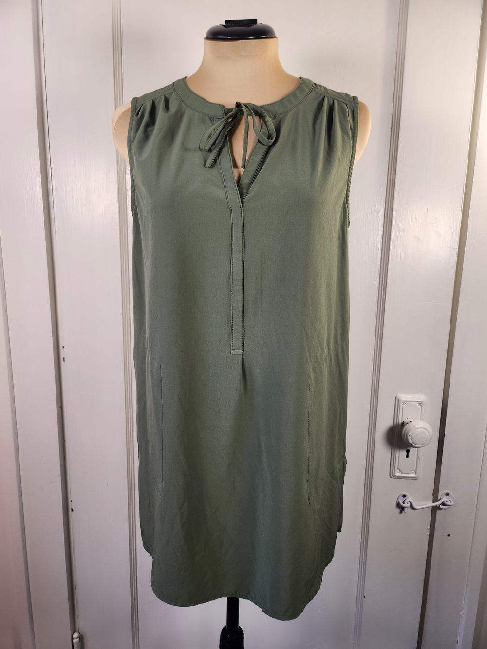 Prana Natassa Small Travel Olive Green Sleeveless Tunic